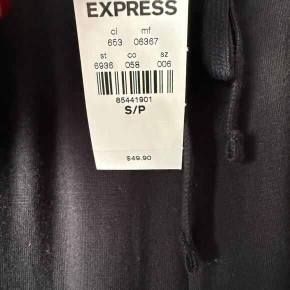 Express sz S black drawstring soft Lounge Pants - Picture 5 of 10